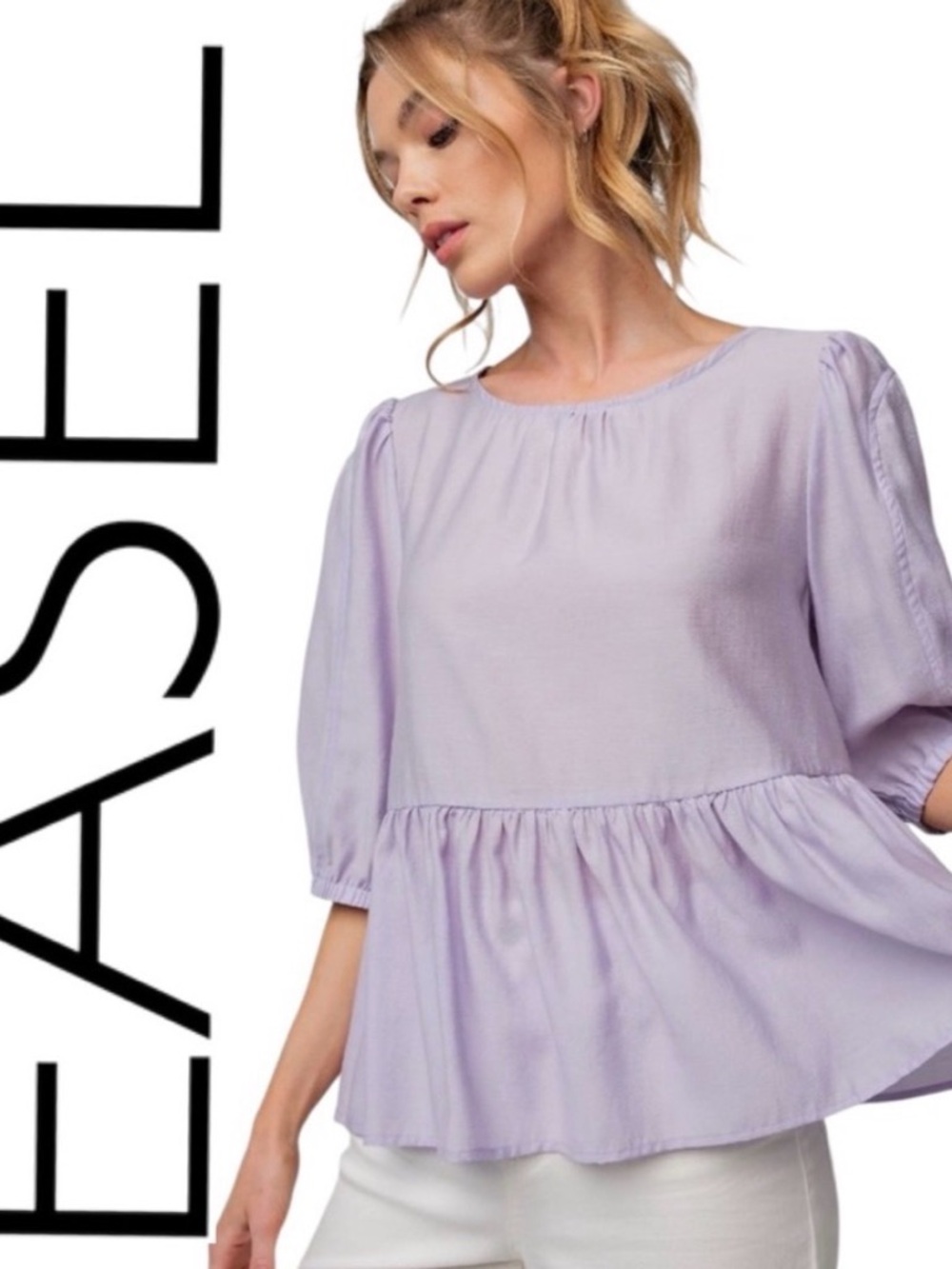 #1242 Easel Purple Top